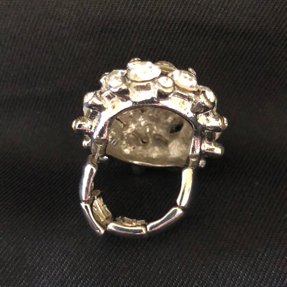 Multi-Rhinestone Dome Ring - Picture 3 of 3